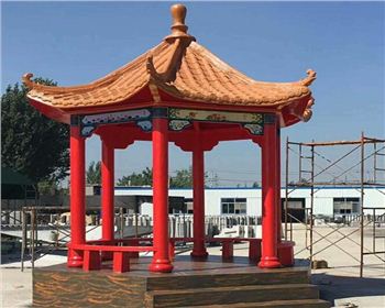 涼亭用水泥還是防腐木的性價比高？成都仿木涼亭廠家小編告訴你