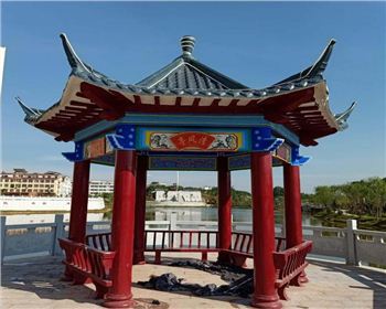 戶外室外庭院別墅實(shí)木仿古涼亭有哪些材質(zhì)？